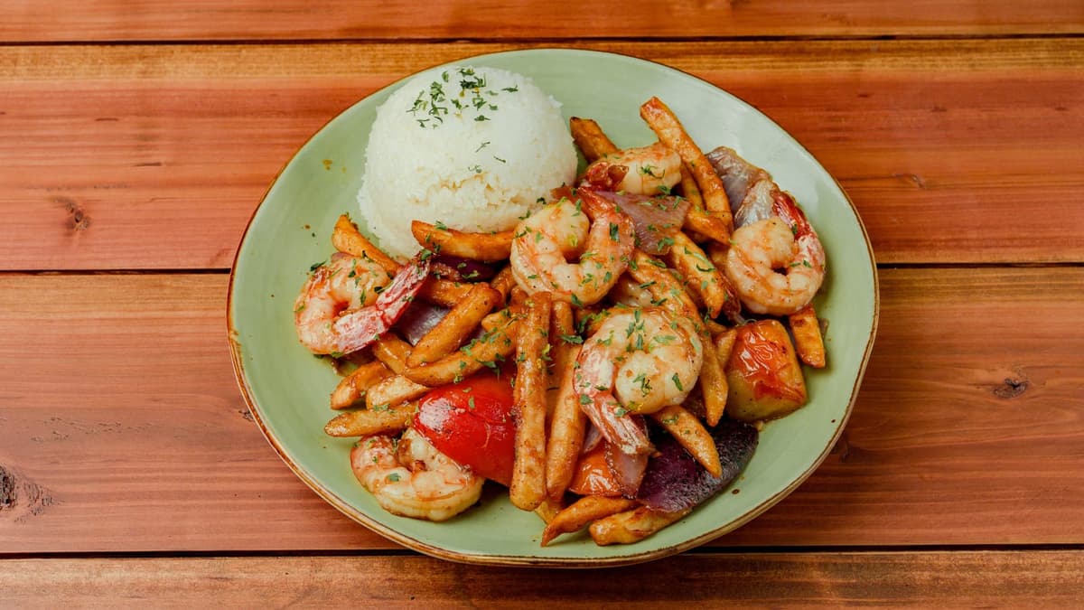 Saltado Fries - Shrimp menu item
