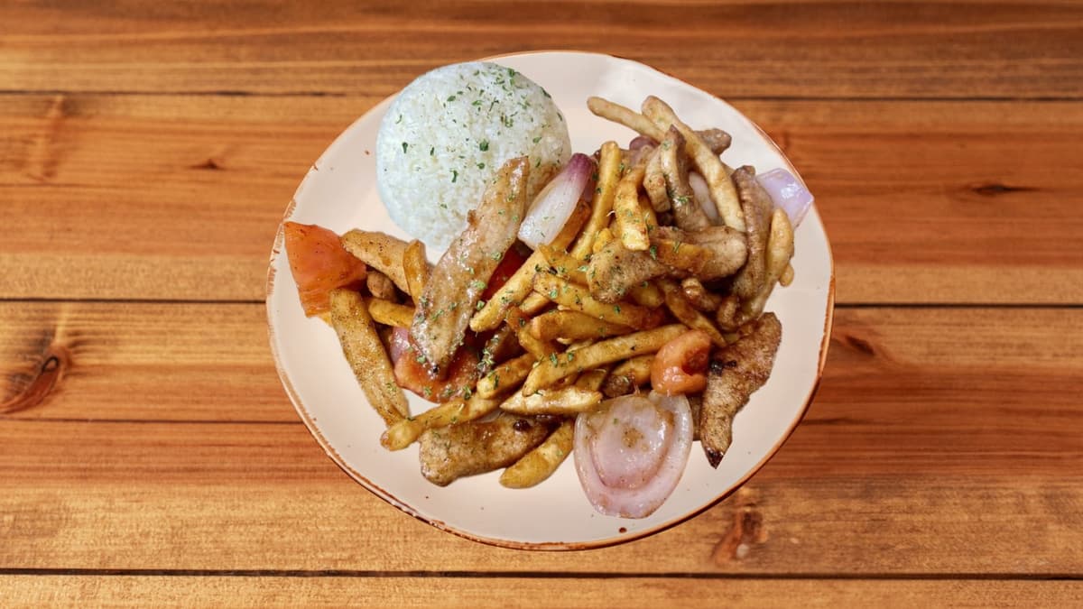 Saltado Fries - Pork Jowl menu item